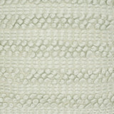20" Mint Green Striped Throw Pillow With Texture - Homeroots