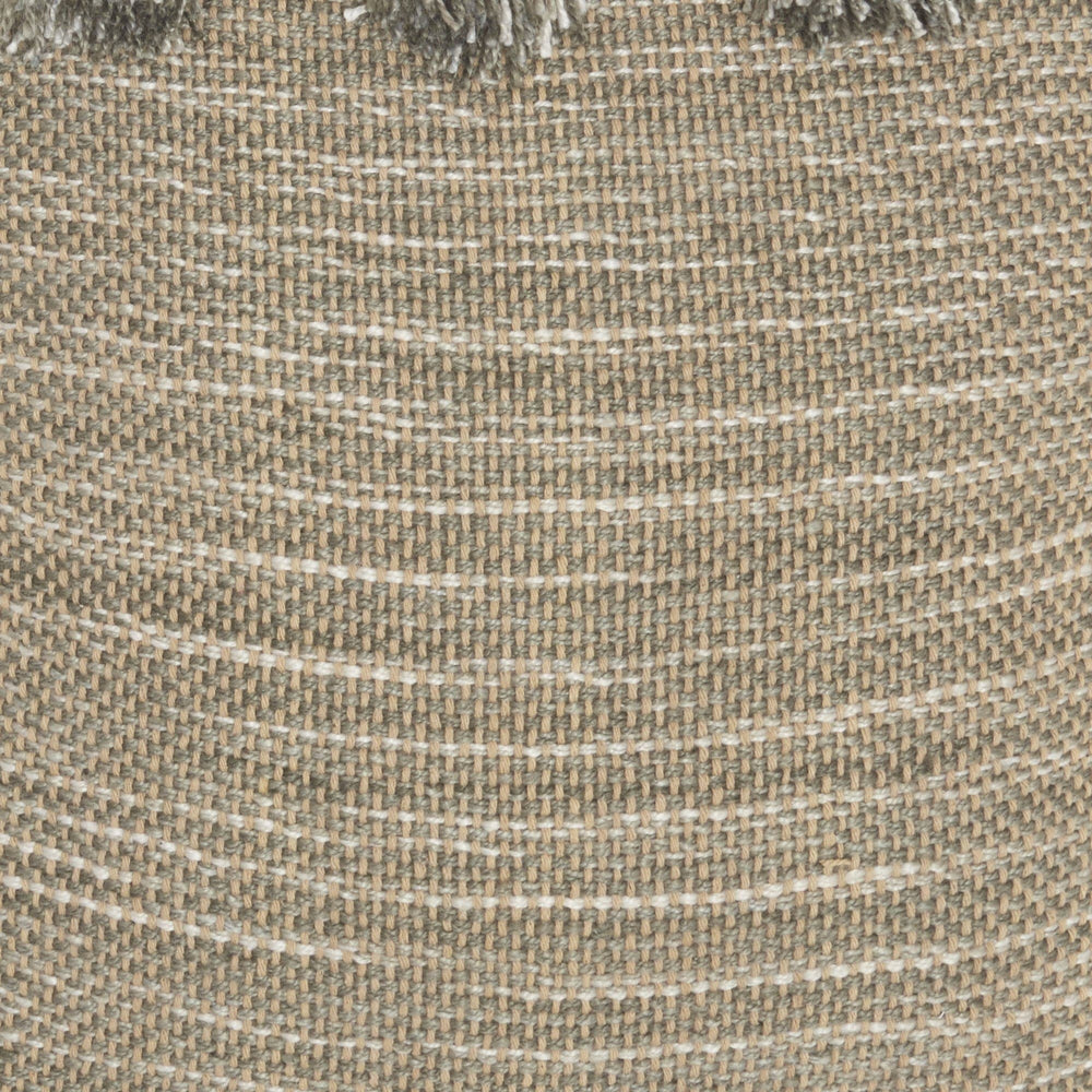 13" X 33" Gray Polyester Blend Throw Pillow With Tassels - Homeroots