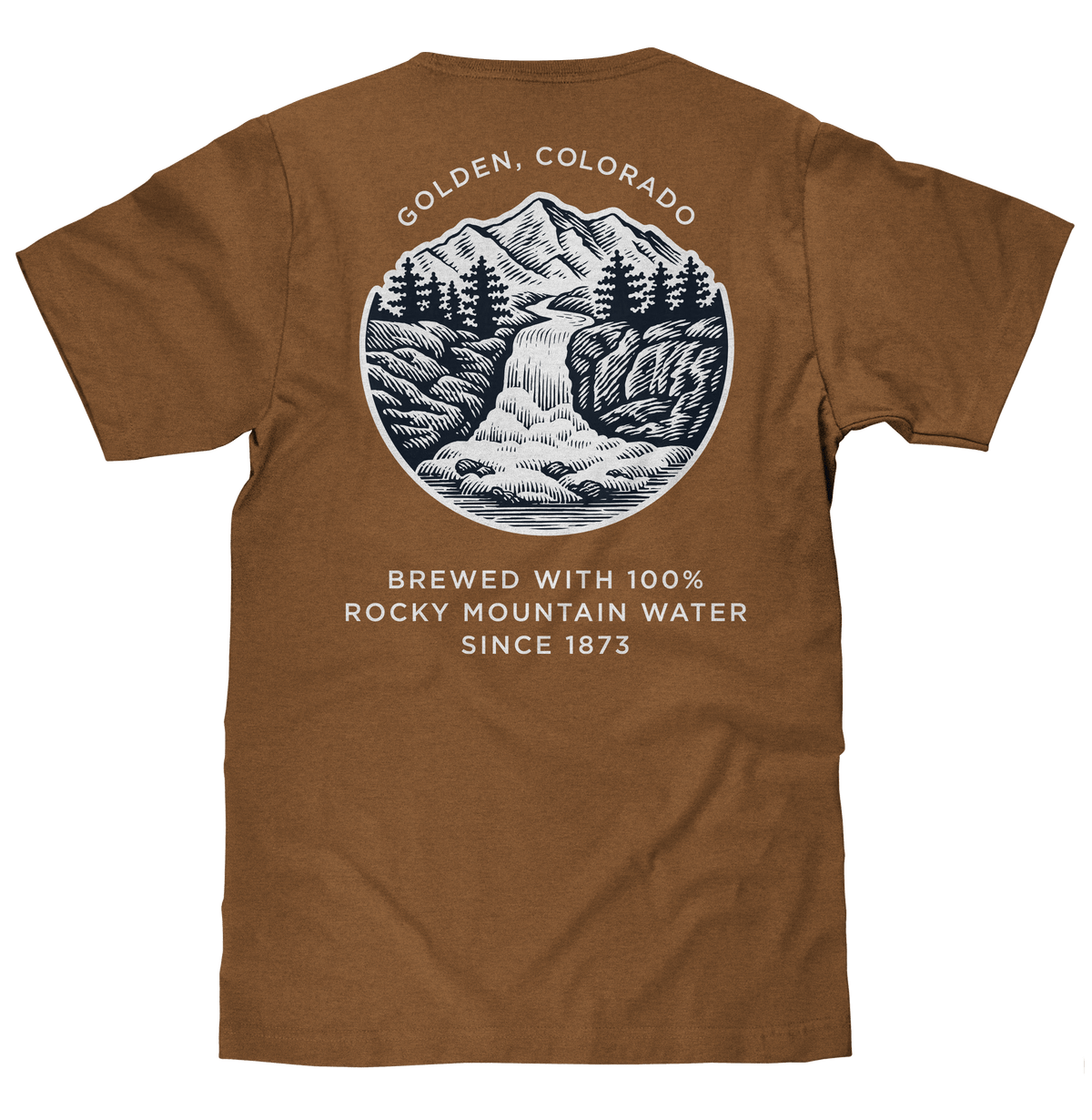 Coors Banquet Golden Colorado T-Shirt - Brown Sugar - Tee Luv - Flyclothing LLC