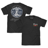 Made in the USA Coors Banquet Golden Colorado Front and Back Beer T-Shirt - Asphalt Gray