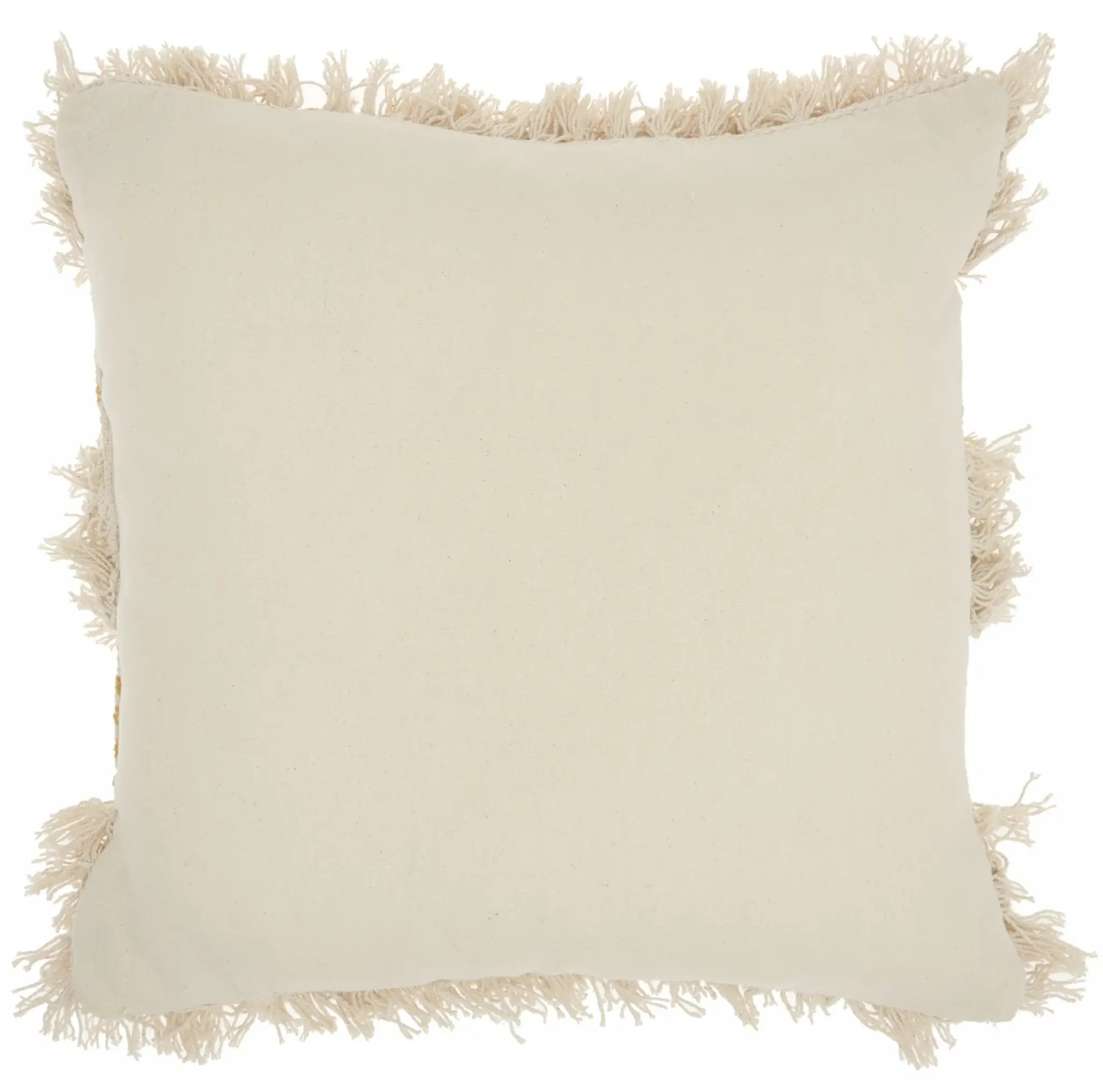Mustard Diamond Patterned Throw Pillow - Homeroots - Flyclothing LLC