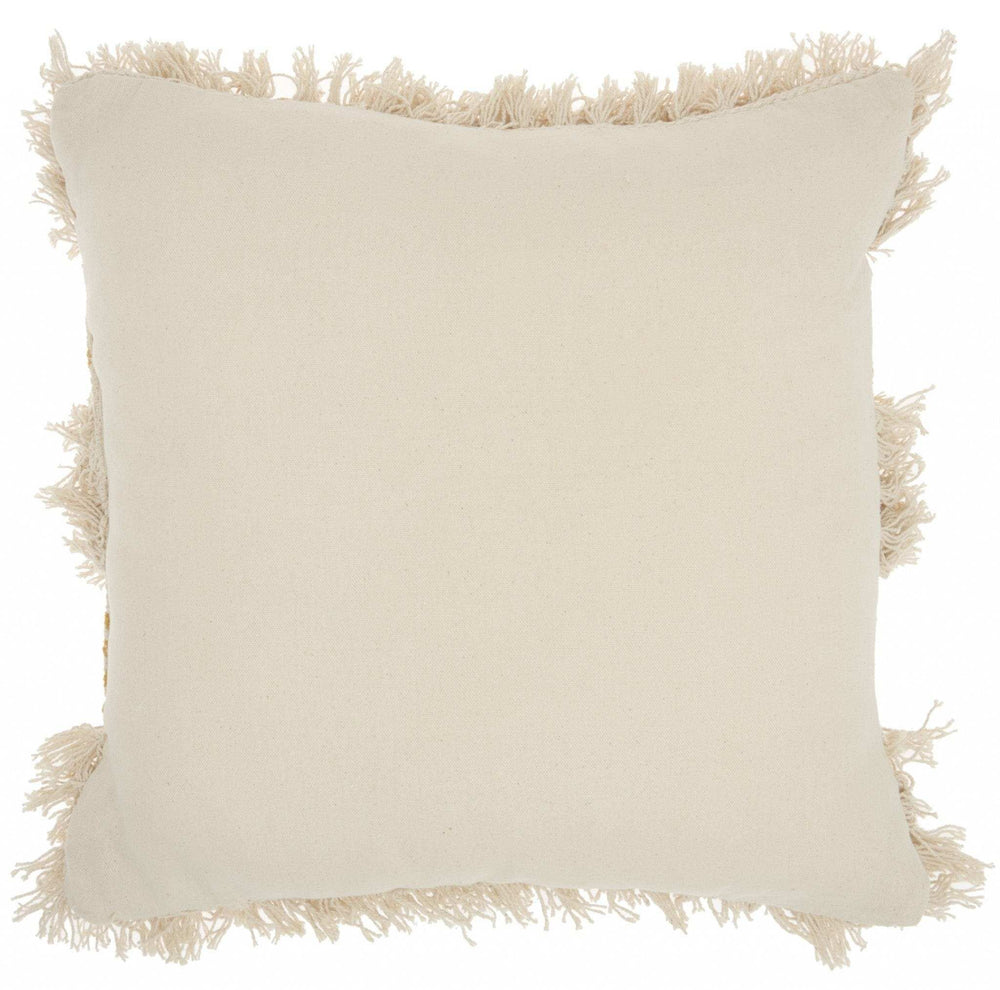 Mustard Diamond Patterned Throw Pillow - Homeroots - Flyclothing LLC