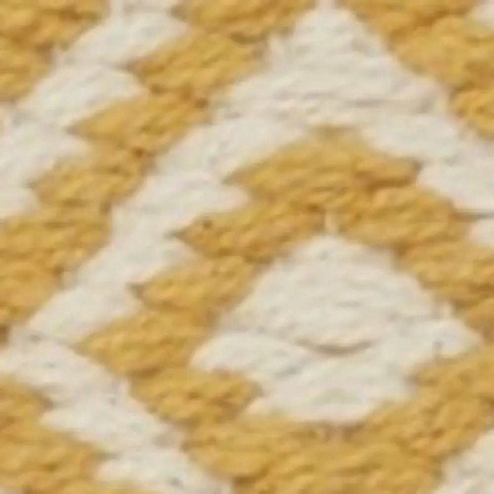 Mustard Diamond Patterned Throw Pillow - Homeroots - Flyclothing LLC