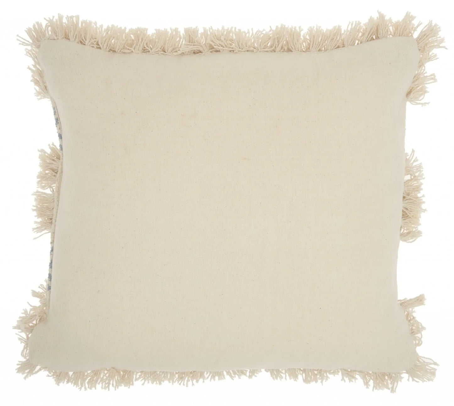 Blue Diamond Patterned Throw Pillow - Homeroots - Flyclothing LLC