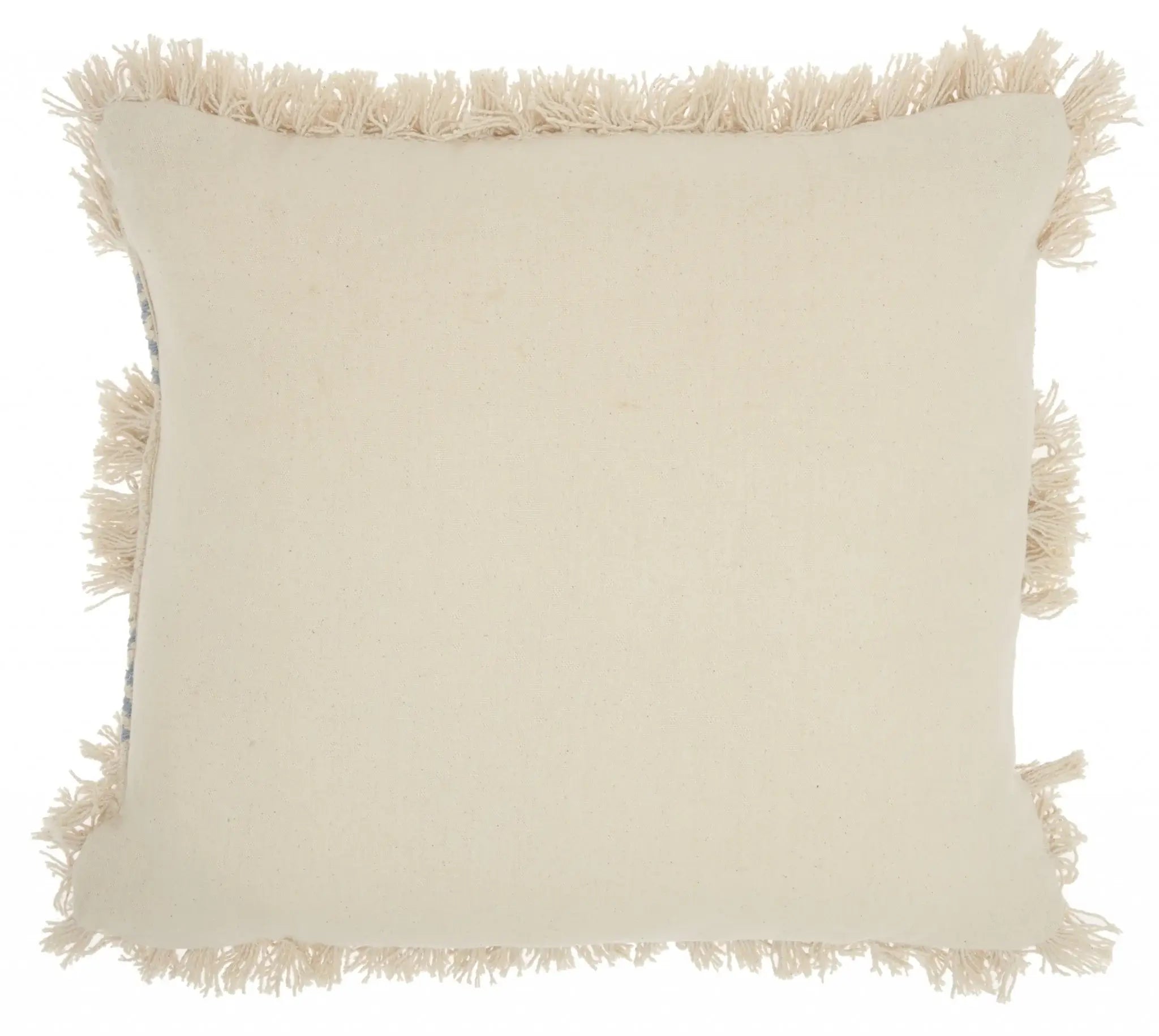 Blue Diamond Patterned Throw Pillow - Homeroots - Flyclothing LLC
