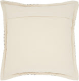 Indigo And Ivory Geometric Throw Pillow - Homeroots