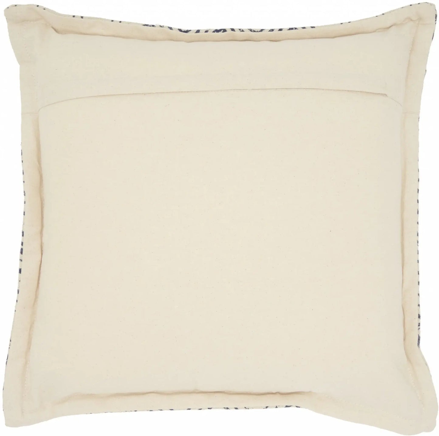 Indigo And Ivory Floral Waves Throw Pillow - Homeroots - Flyclothing LLC