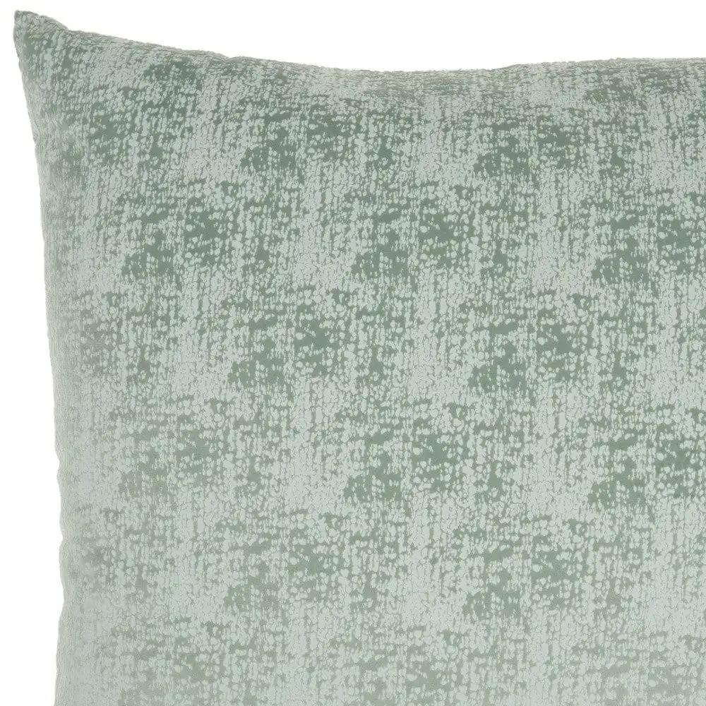 22" Green Abstract Throw Pillow - Homeroots - Flyclothing LLC