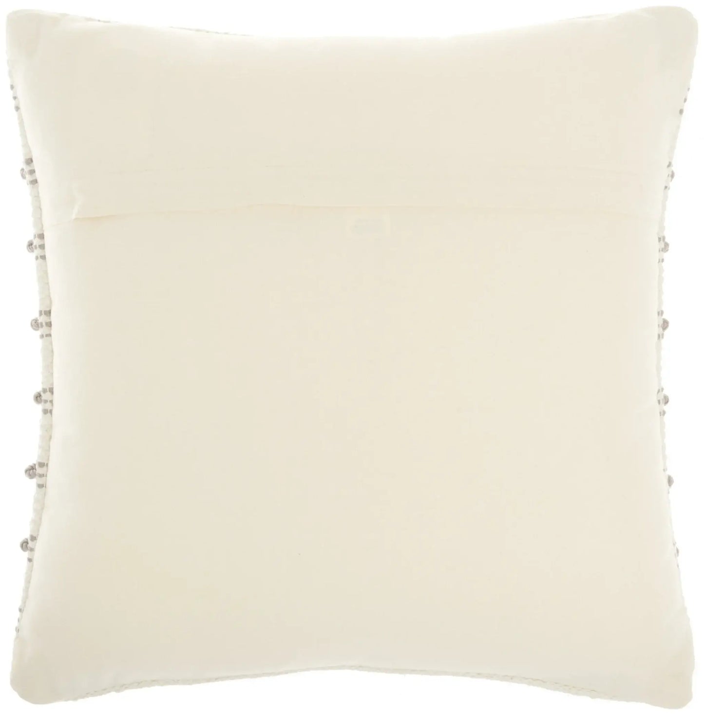 Light Gray And Ivory Textured Stripes Throw Pillow - Homeroots - Flyclothing LLC