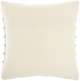 Light Gray And Ivory Textured Stripes Throw Pillow - Homeroots - Flyclothing LLC
