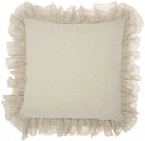Wide Tasseled Marble Maroon Throw Pillow - Homeroots