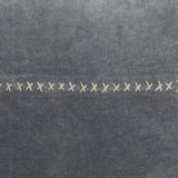 14" X 22" Steel Blue Pillow With Tassels Edges - Homeroots - Flyclothing LLC