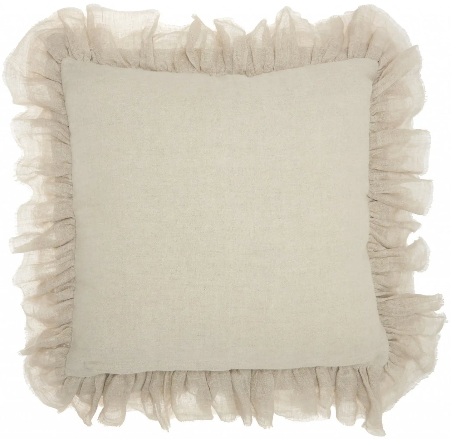 Wide Tasseled Marble Steel Blue Throw Pillow - Homeroots - Flyclothing LLC