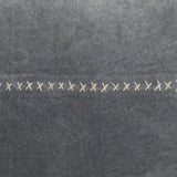 Wide Tasseled Marble Steel Blue Throw Pillow - Homeroots - Flyclothing LLC