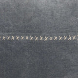 Wide Tasseled Marble Steel Blue Throw Pillow - Homeroots - Flyclothing LLC