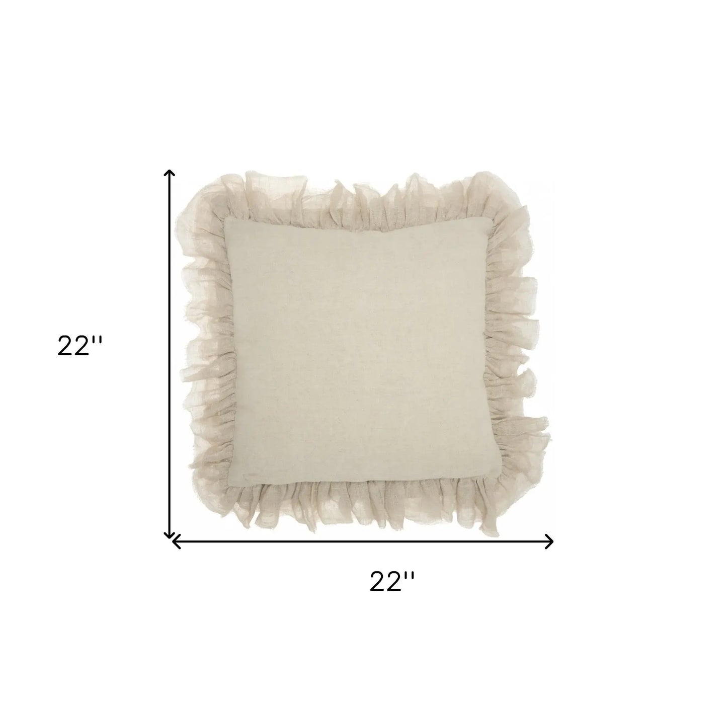 Wide Tasseled Marble Steel Blue Throw Pillow - Homeroots - Flyclothing LLC
