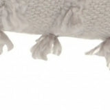 Tassel Detailed Gray Throw Pillow - Homeroots - Flyclothing LLC