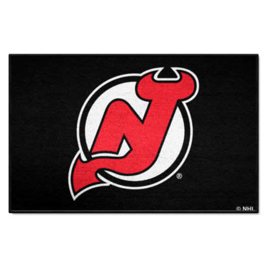 New Jersey Devils Starter Mat Accent Rug - 19in. x 30in. - New Jersey Devils