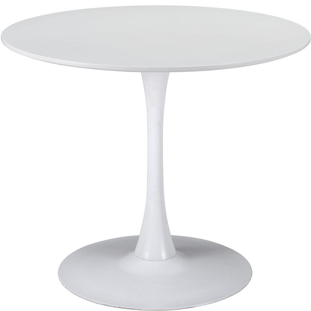 35" Steel Pedestal Base Dining Table - Homeroots - Flyclothing LLC