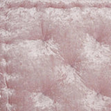 24" X 4" Rose Polyester Solid Color Floor Cushion - Homeroots