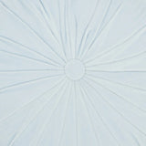 16" Periwinkle Tufted Round Throw Pillow - Homeroots - Flyclothing LLC