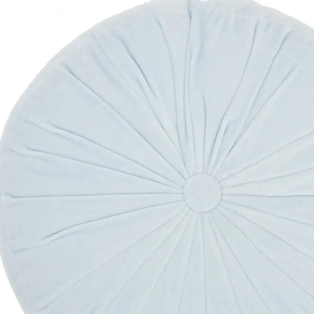 16" Periwinkle Tufted Round Throw Pillow - Homeroots - Flyclothing LLC