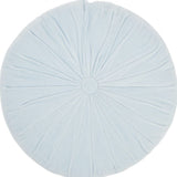 16" Periwinkle Tufted Round Throw Pillow - Homeroots - Flyclothing LLC