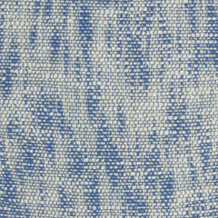 Blue And Ivory Abstract Pattern Throw Pillow - Homeroots
