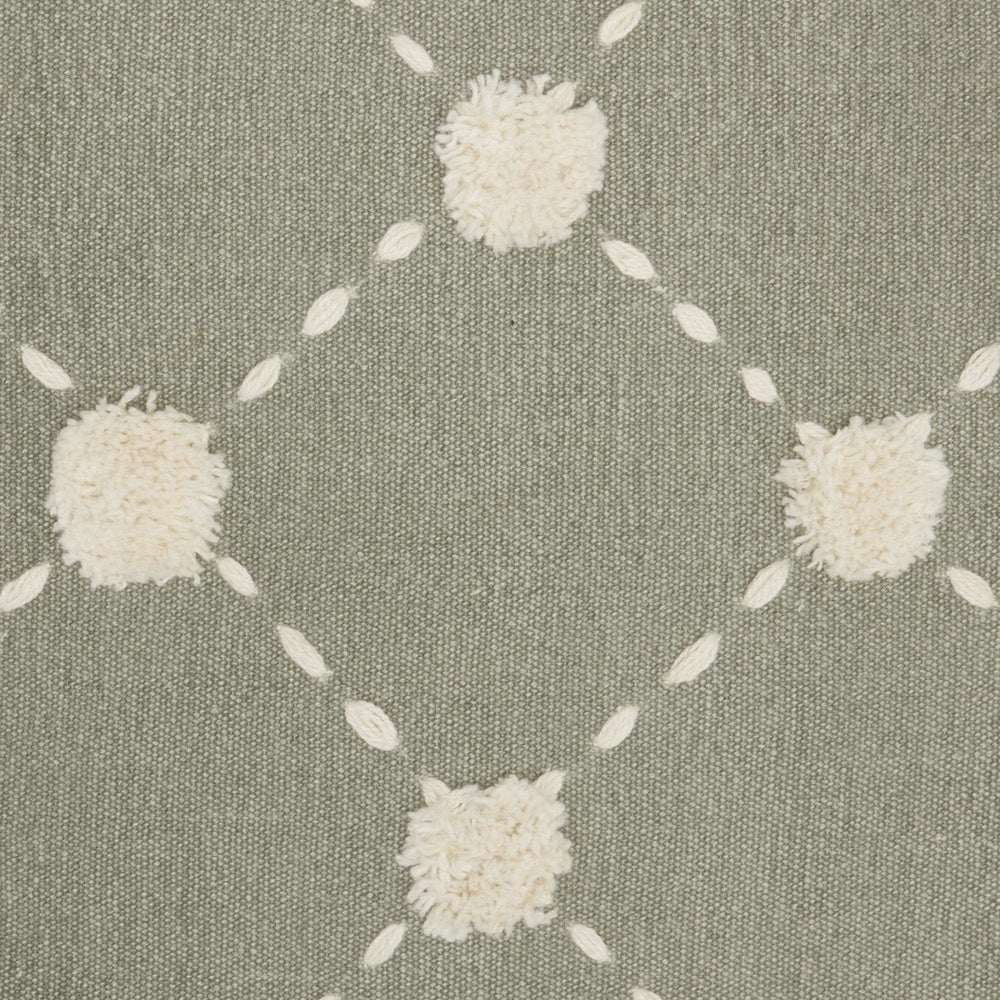 Glamorous Handcrafted Sage Accent Throw Pillow - Homeroots - Flyclothing LLC