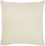 20" Charcoal Gray and Beige Floral Throw Pillow With Embroidery - Homeroots