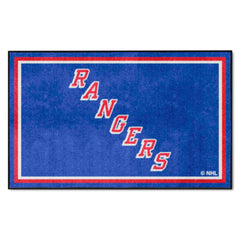 New York Rangers 4ft. x 6ft. Plush Area Rug - New York Rangers