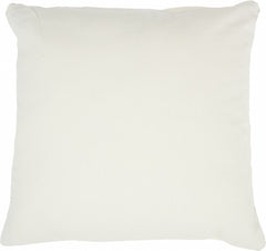 16" X 16" Red Solid Color Velvet Throw Pillow - Homeroots