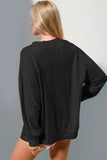 Double Take Sequin Nutcracker Round Neck Long Sleeve Sweatshirt - Trendsi