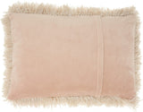 14" X 20" Beige Throw Pillow - Homeroots