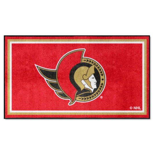 Ottawa Senators 3ft. x 5ft. Plush Area Rug - Ottawa Senators