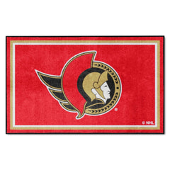 Ottawa Senators 4ft. x 6ft. Plush Area Rug - Ottawa Senators
