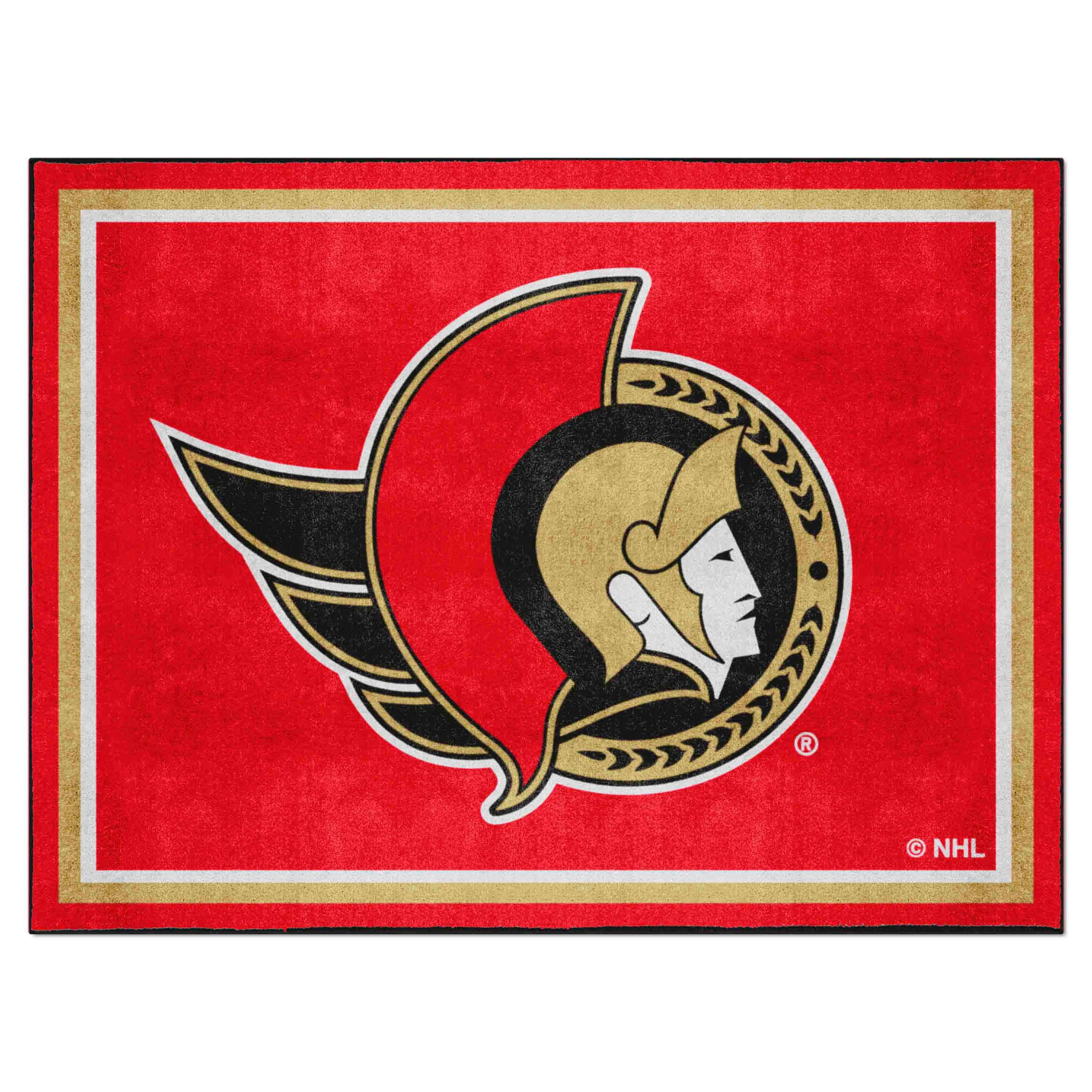 Ottawa Senators 8ft. x 10 ft. Plush Area Rug - Ottawa Senators