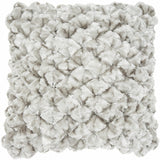 20" Silver Throw Pillow - Homeroots