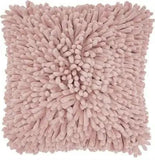 20" Pale Pink Soft Nubby Shag Throw Pillow - Homeroots