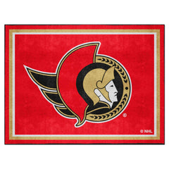 Ottawa Senators 8ft. x 10 ft. Plush Area Rug - Ottawa Senators