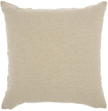18" X 18" Green Geometric Cowhide Pillow With Sequins - Homeroots