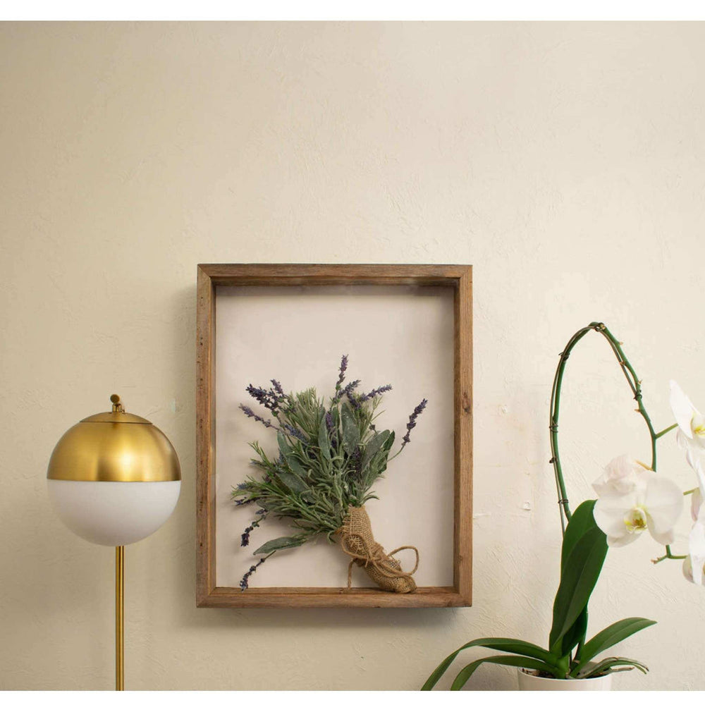 12” X 12” Rustic Gray Wood Shadow Box Frame - Homeroots - Flyclothing LLC