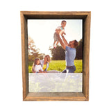 16" X 20" Rustic Gray Wood Shadow Box Frame - Homeroots - Flyclothing LLC