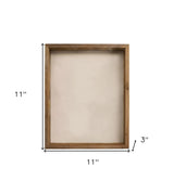 6” X 6” Rustic Farmhouse Gray Wood Shadow Box Frame - Homeroots - Flyclothing LLC