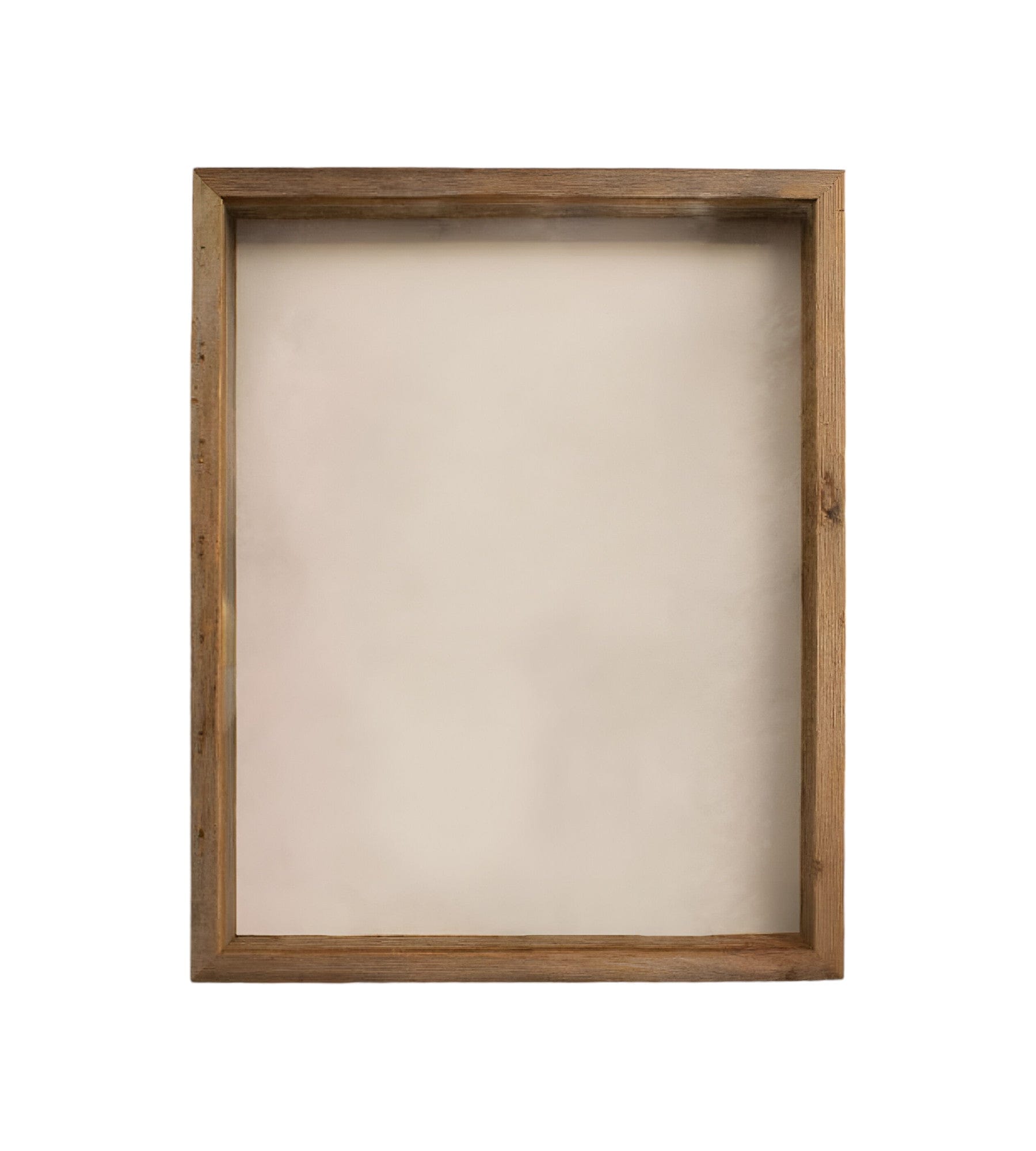 6” X 6” Rustic Farmhouse Gray Wood Shadow Box Frame - Homeroots