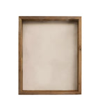 6” X 6” Rustic Farmhouse Gray Wood Shadow Box Frame - Homeroots