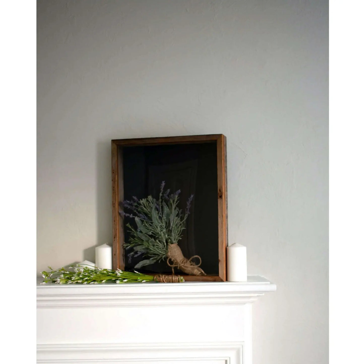 8” X 10” Rustic Farmhouse Gray Shadow Box Frame - Homeroots - Flyclothing LLC