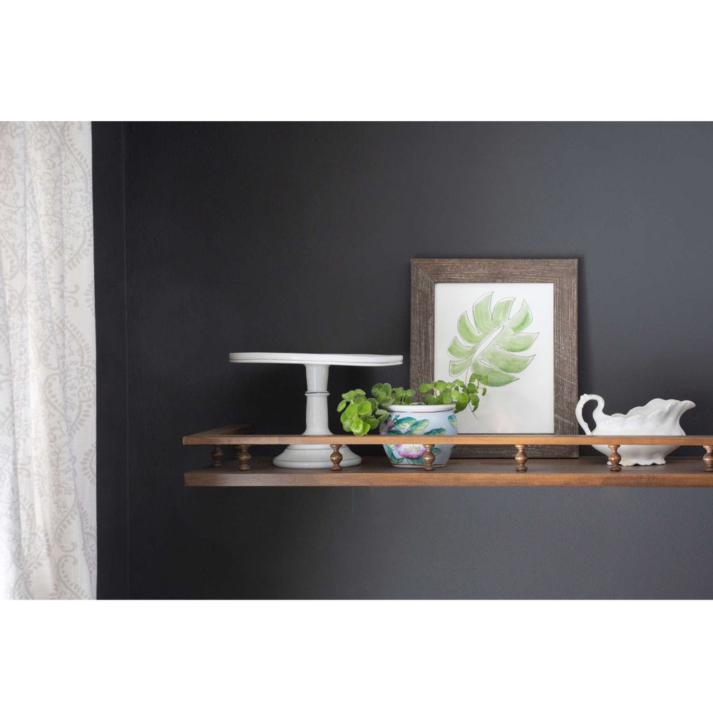 14" X 18" Rustic Farmhouse Espresso Wood Frame - Homeroots