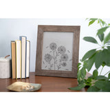 18" X 24" Rustic Farmhouse Espresso Wood Frame - Homeroots - Flyclothing LLC