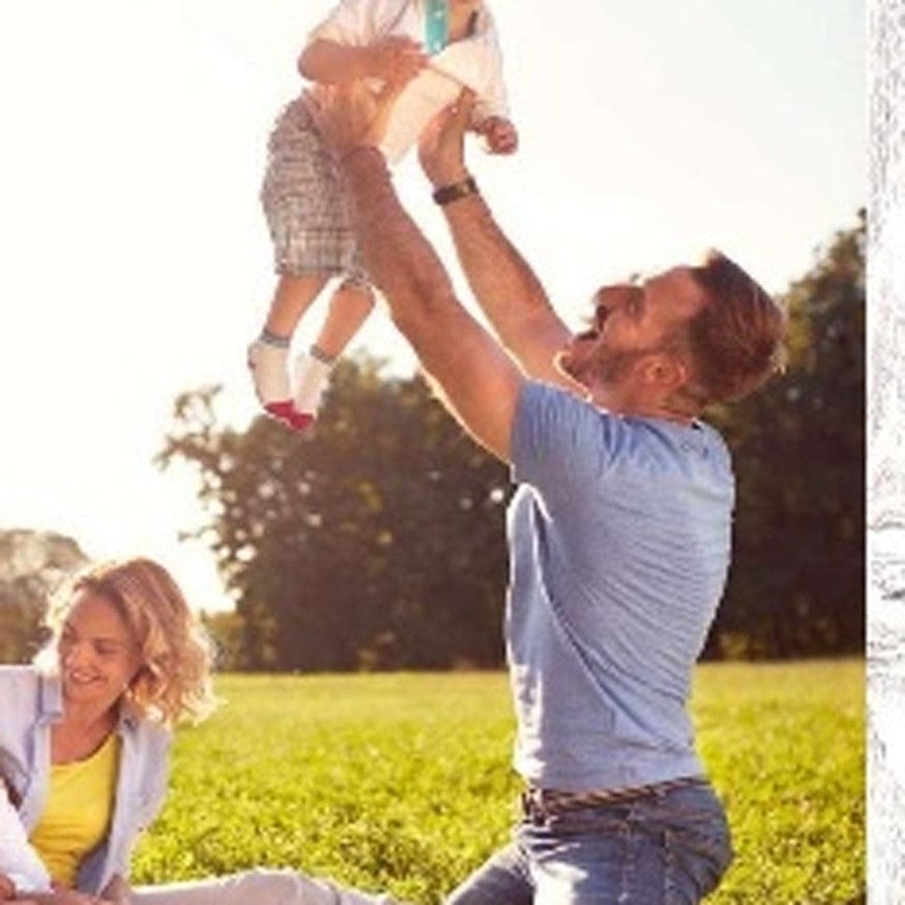 20" X 24" Rustic Farmhouse White Wash Wood Frame - Homeroots - Flyclothing LLC